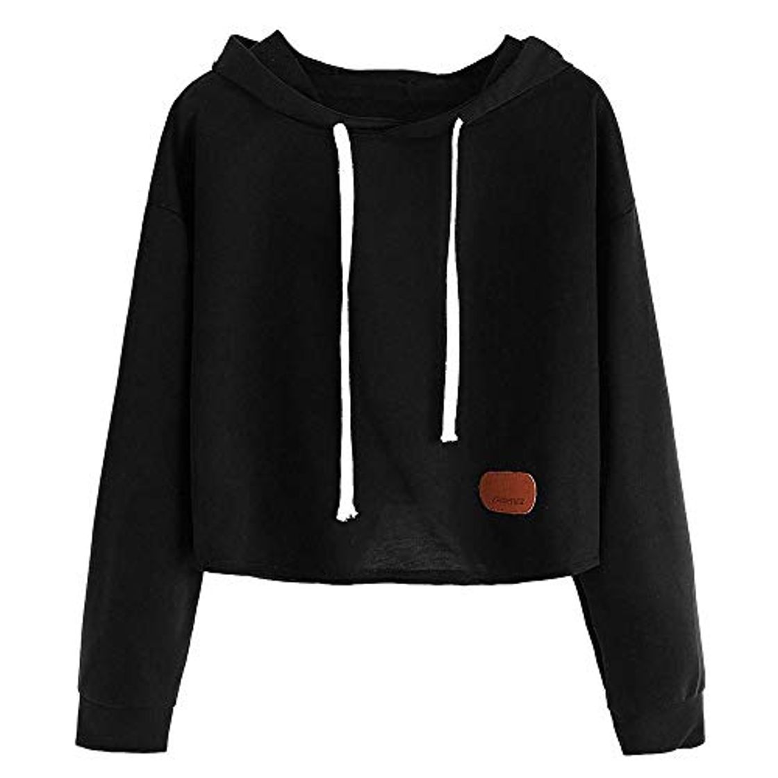Social ZJSWCP Sudadera Casual Mujeres de Manga Larga Carta de impresión Patchwork con