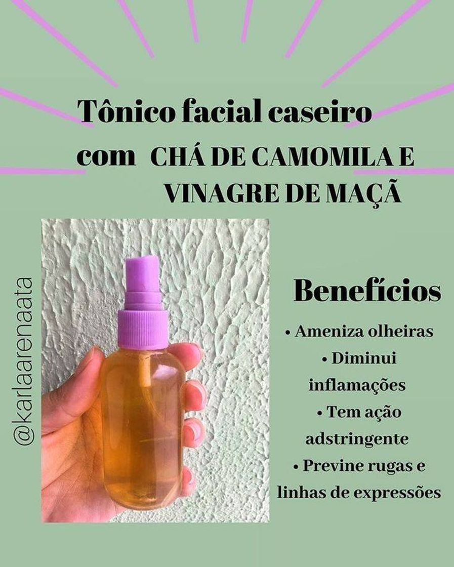 Fashion Tônico facial caseiro