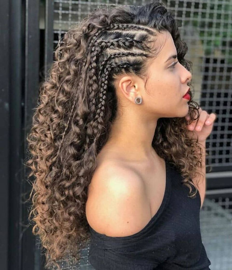 Social Penteado cacheado