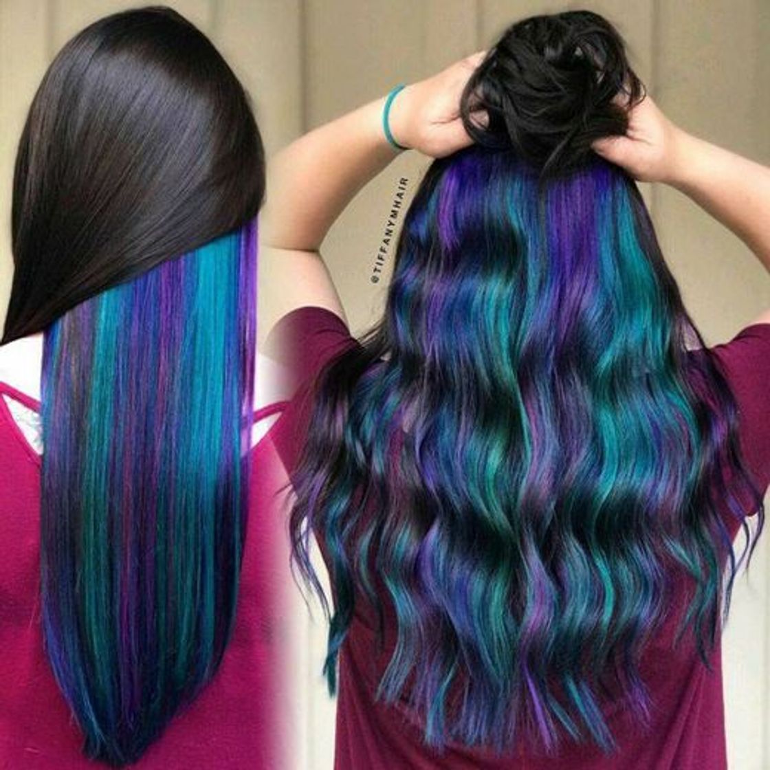 Social Cabelo colorido