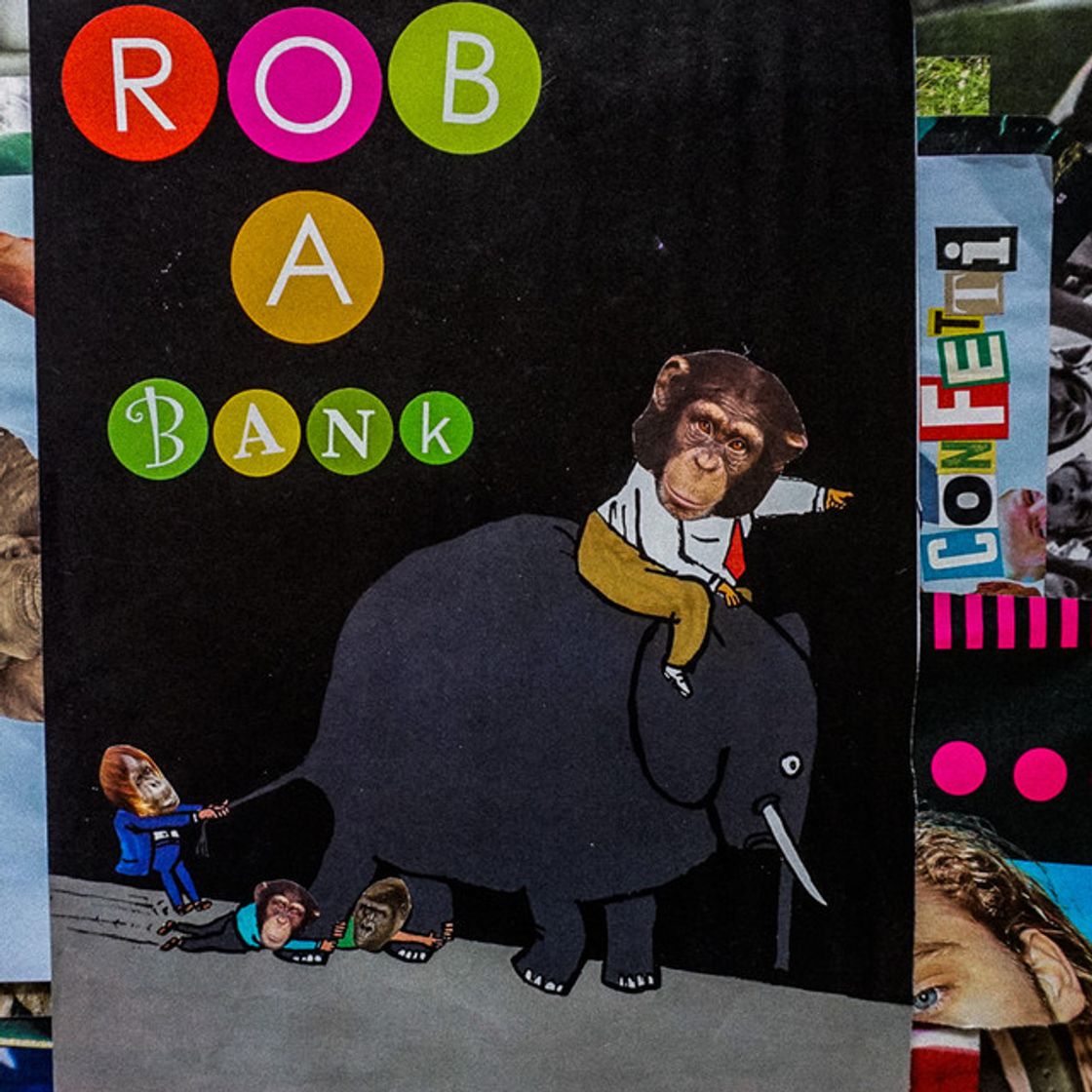 Music Rob a bank - confetti