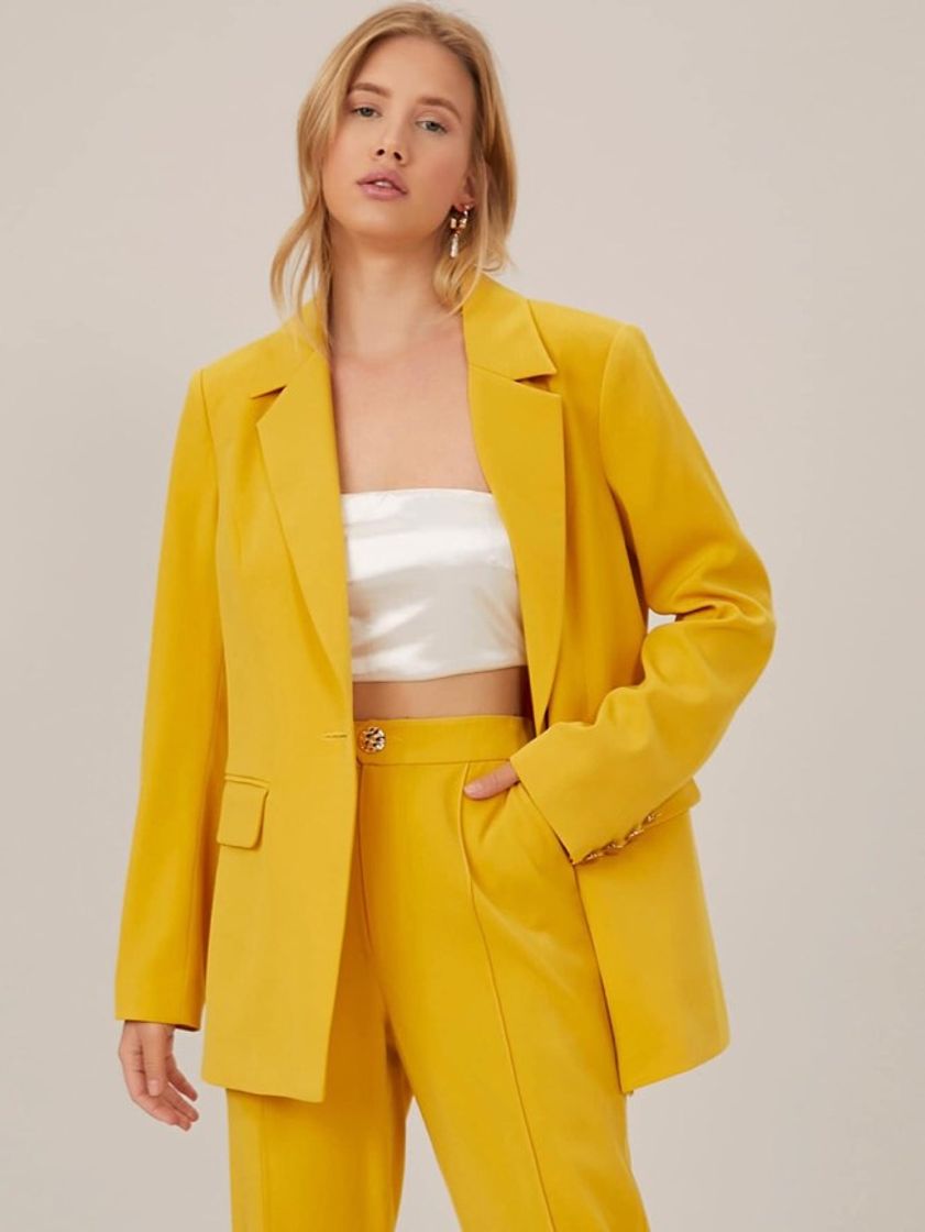 Fashion Blazer amarelo