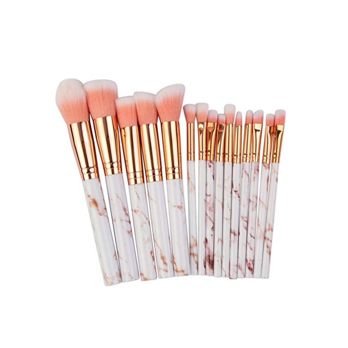 Social 15 Piezas Pinceles De Maquillaje Pinceles De Maquillaje Multifuncionales Corrector Sombra De