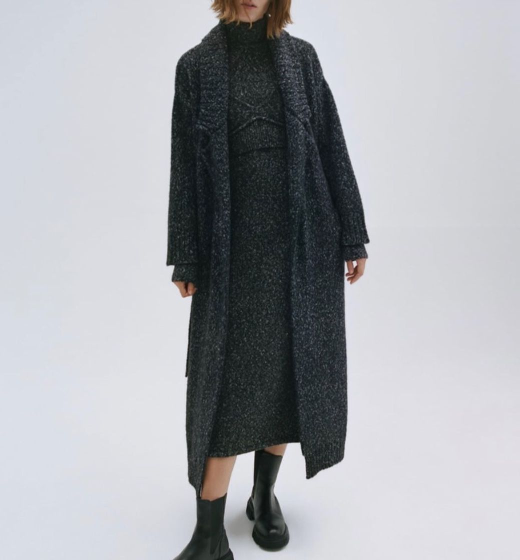 Fashion TWISTED KNIT COAT