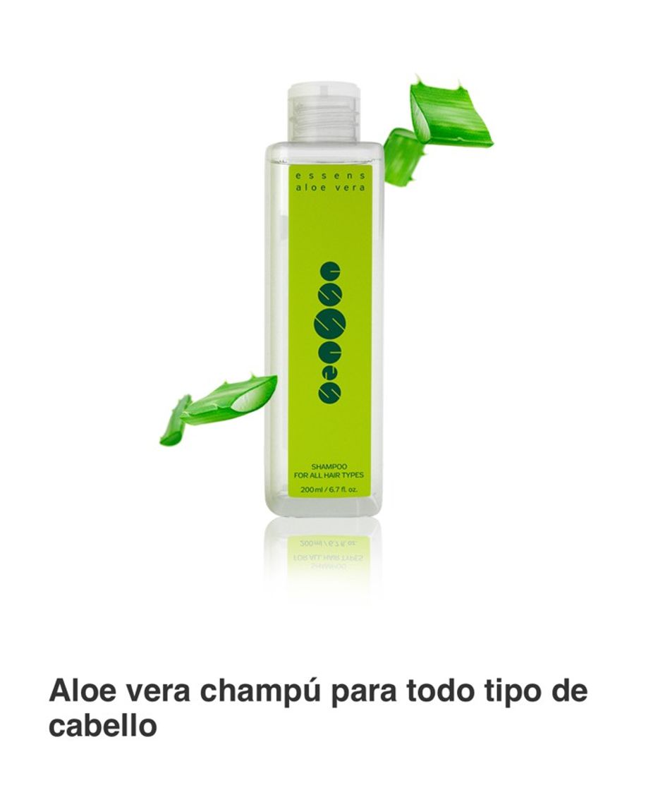 Moda Champú Aloe Vera. Suele quitar la caspa y reparar el cabello