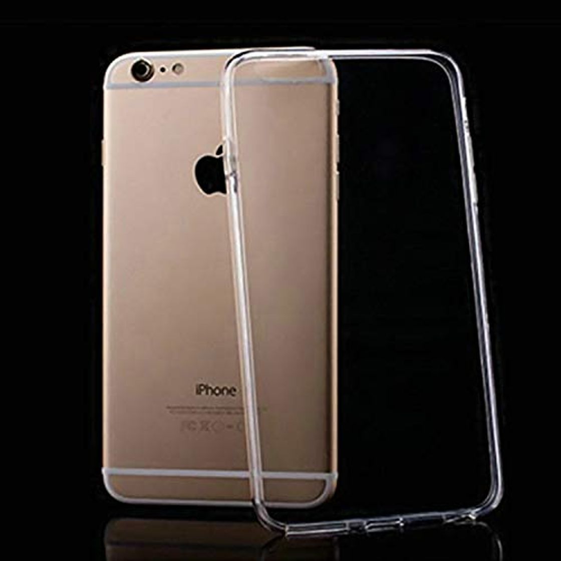 Social ERQINGT Funda para Telefono Movil Caja del Teléfono del Silicón para Capinha iPhone 7 Plus 8 6S 6 X 10 3D Moon Space Art Line Cubierta De La Contraportada para iPhone 5S Se 5