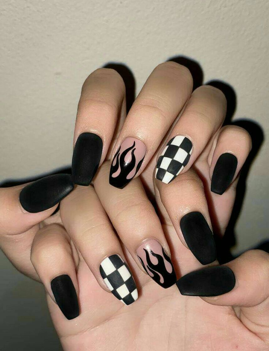 black nails