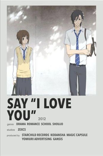 Say "I love you"