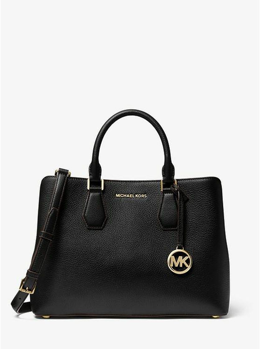 Moda Michael Kors Camille - Bolso bandolera con asa superior de piel con