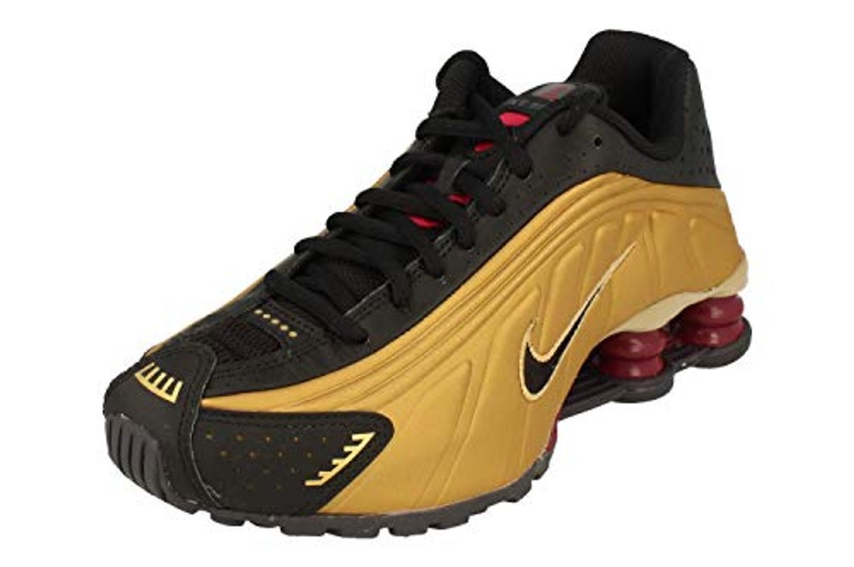 Place Nike Schuhe Shox R4 Black-Black-matallic Gold-Noble Red