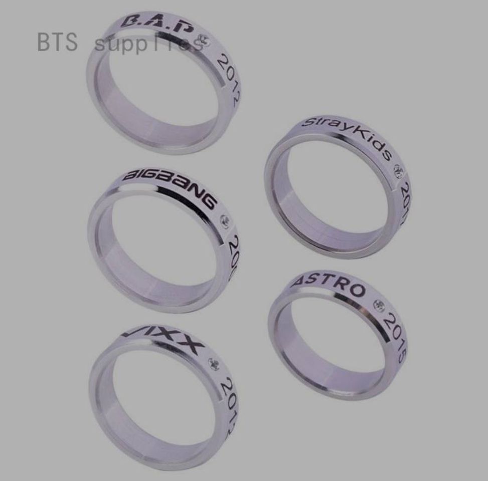 Social Anéis KPOP Diversos 