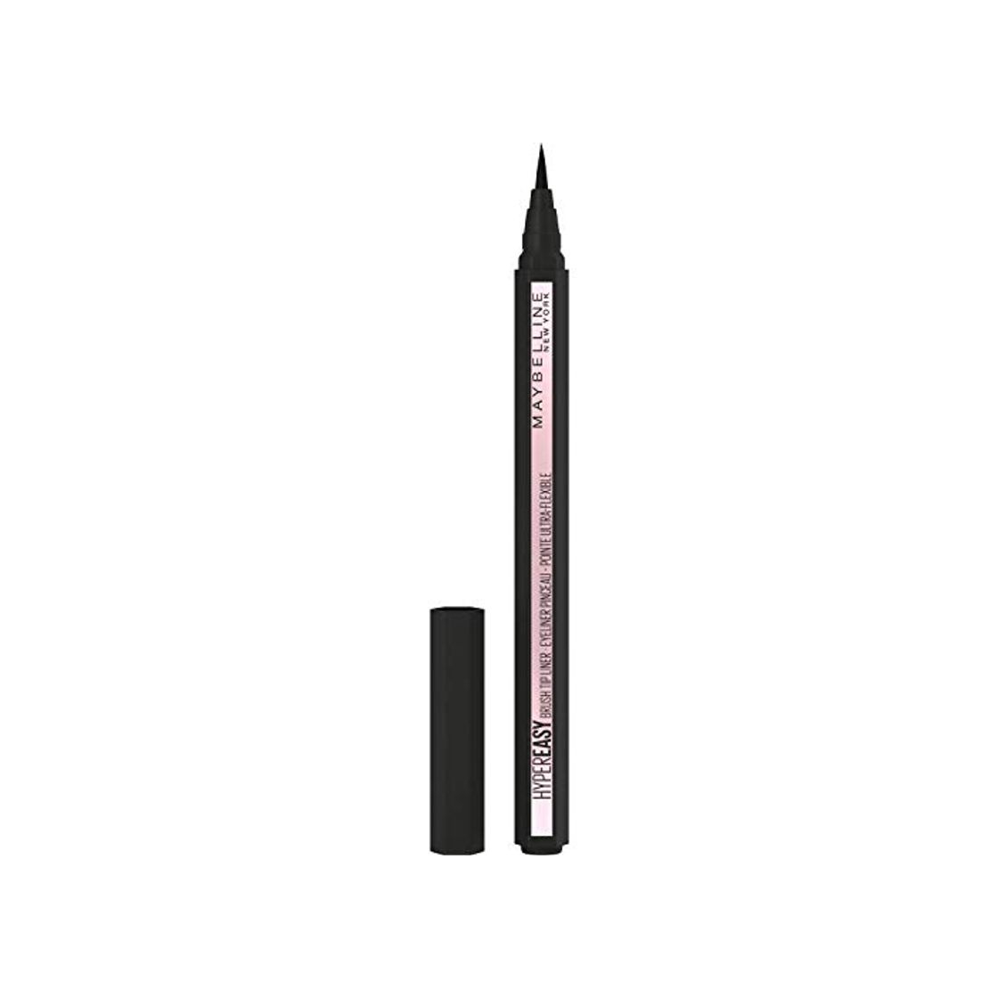 Belleza Maybelline New York Eyeliner Rotulador Líquido HyperEasy Color Negro mate 801 MATTE BLACK