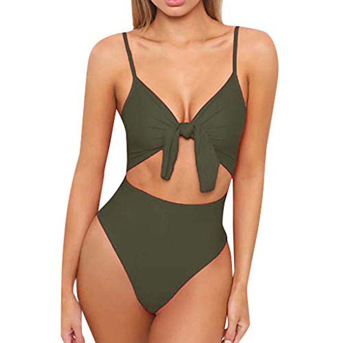 Moda Bikinis Mujer 2019 SHOBDW Color Sólido Conjunto de Bikini Push Up Traje