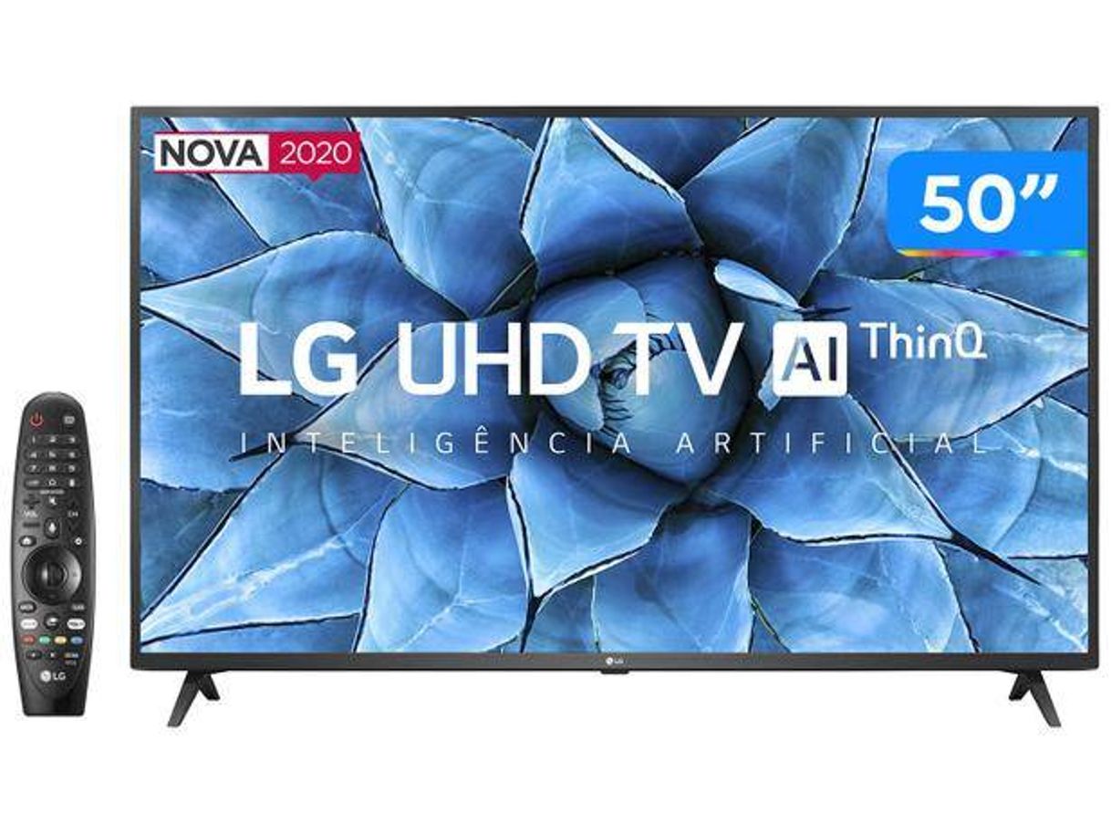 Moda Smart TV UHD 4K LED 50” LG 50UN7310PSC Wi-Fi - Bluetooth Int