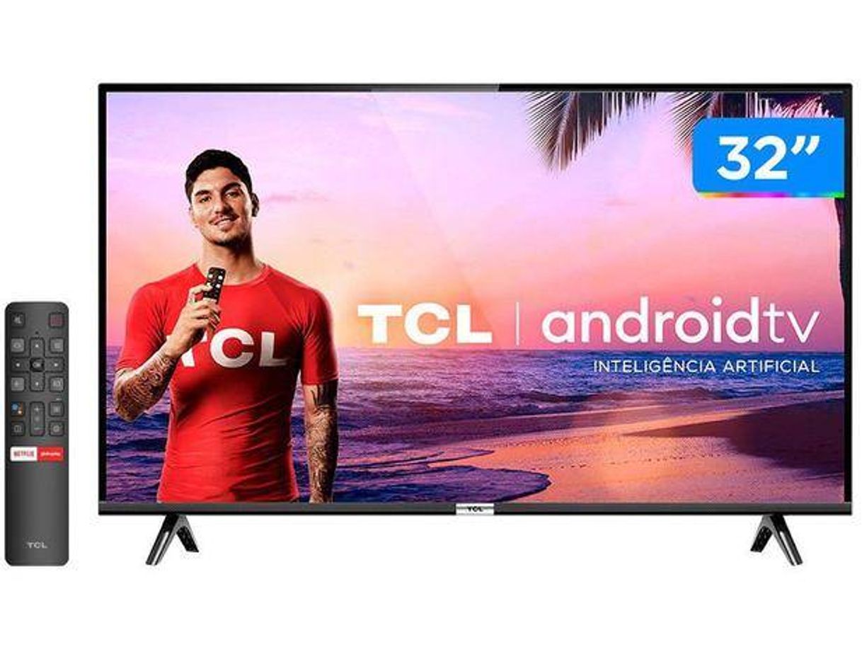 Moda Smart TV LED 32” TCL 32S6500S Android Wi-Fi - HDR Inteligênc