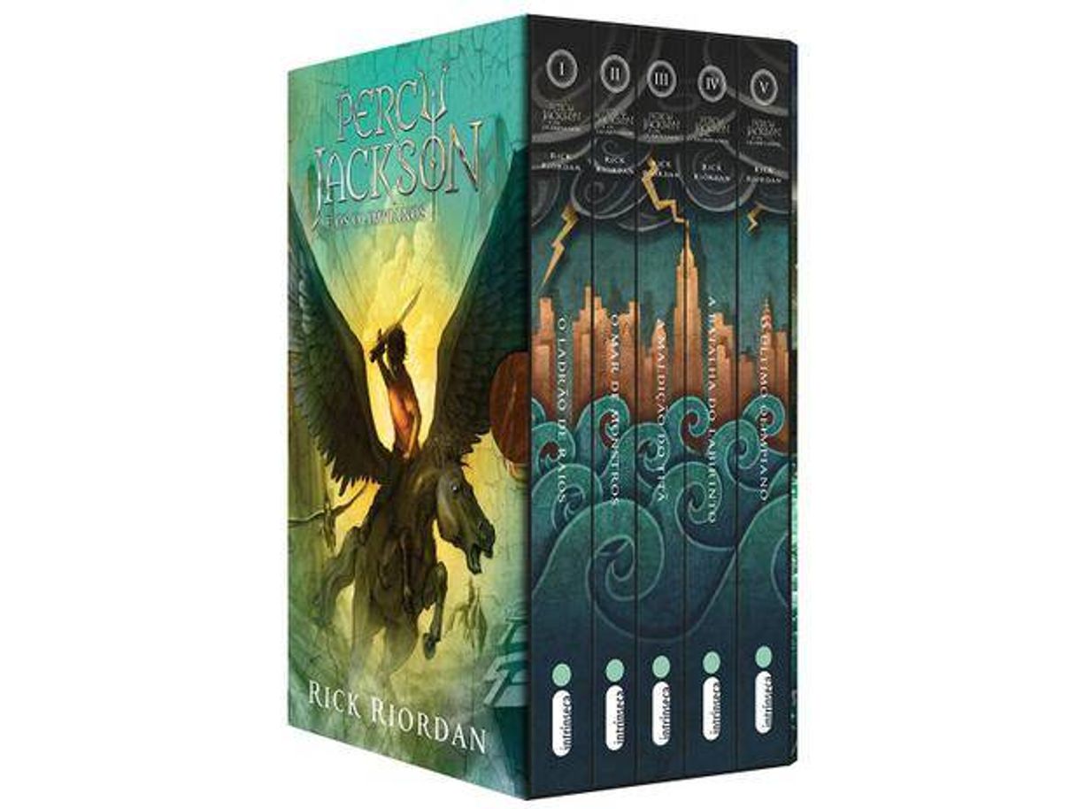 Moda Livro - Box Percy Jackson e os olimpianos - capa nova