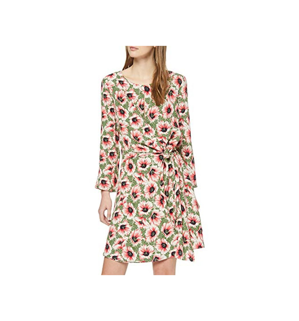 Fashion Pepe Jeans Paola Flower Print Vestido, Multicolor