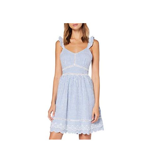 Superdry Gia Cami Dress Vestido, Azul