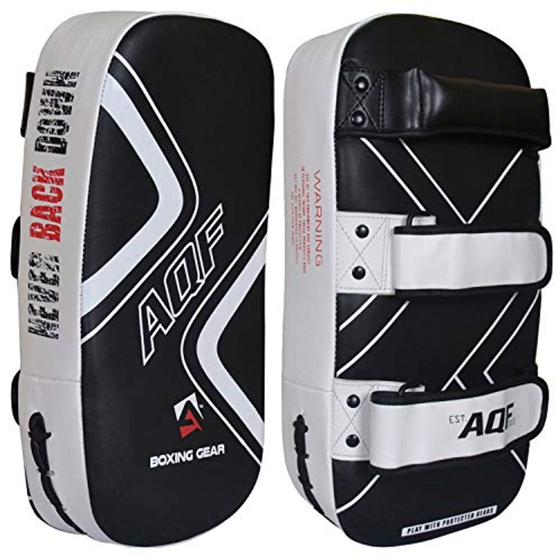 Producto AQF Almohadilla para Brazo Curvada para Golpes para Kick Boxing Tailandés MMA Manoplas Boxeo de Protección para Golpes con Enfoque al Muay Thai