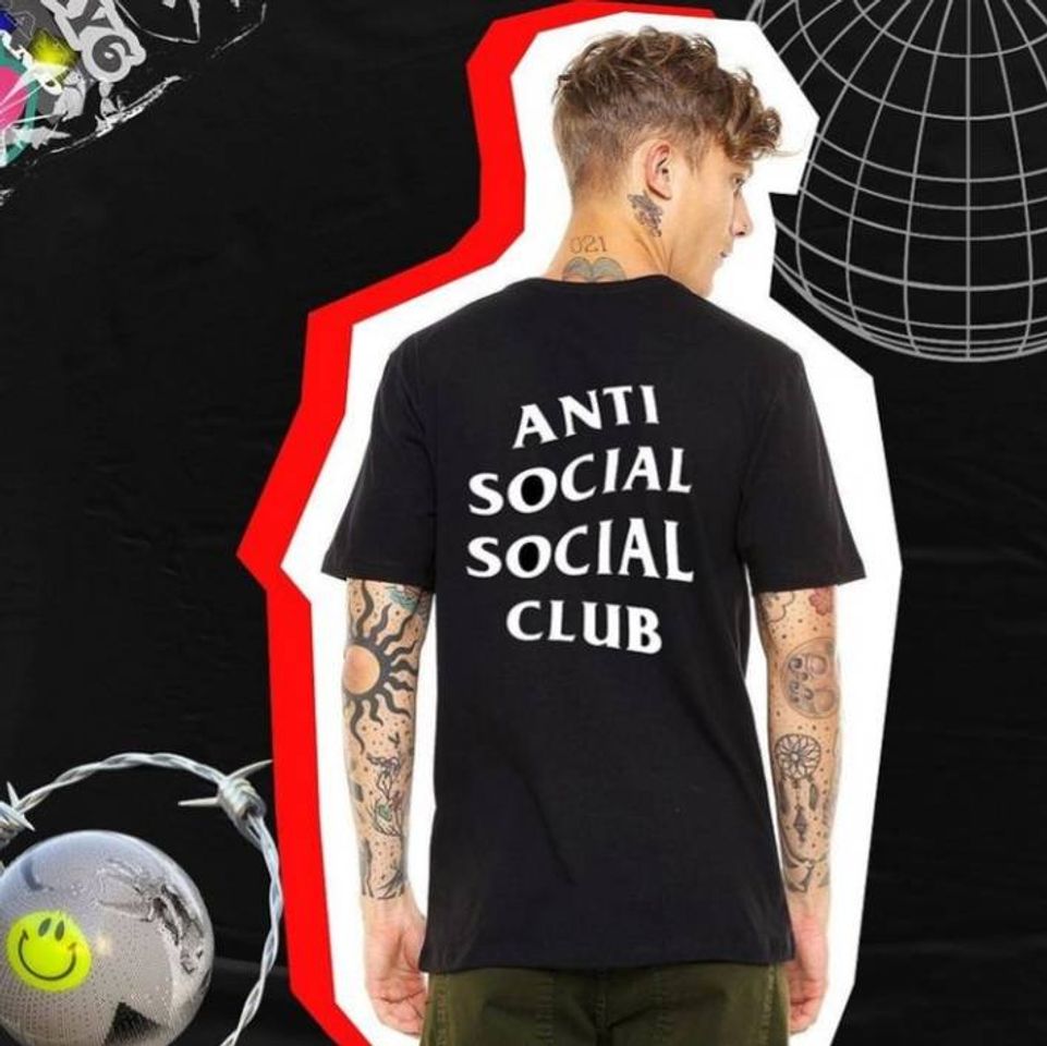 Moda Anti Social Club Preta