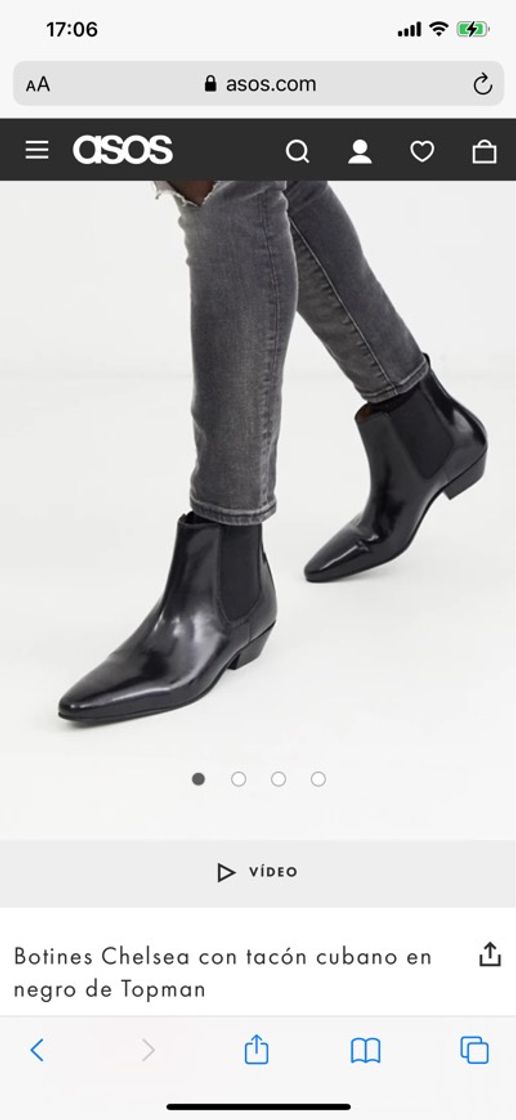 Social Botines negros básicos