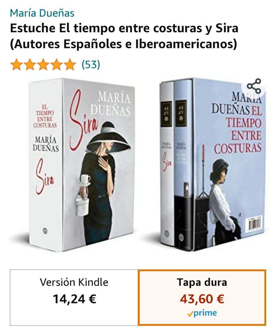 Libro EL tiempo entre costuras 