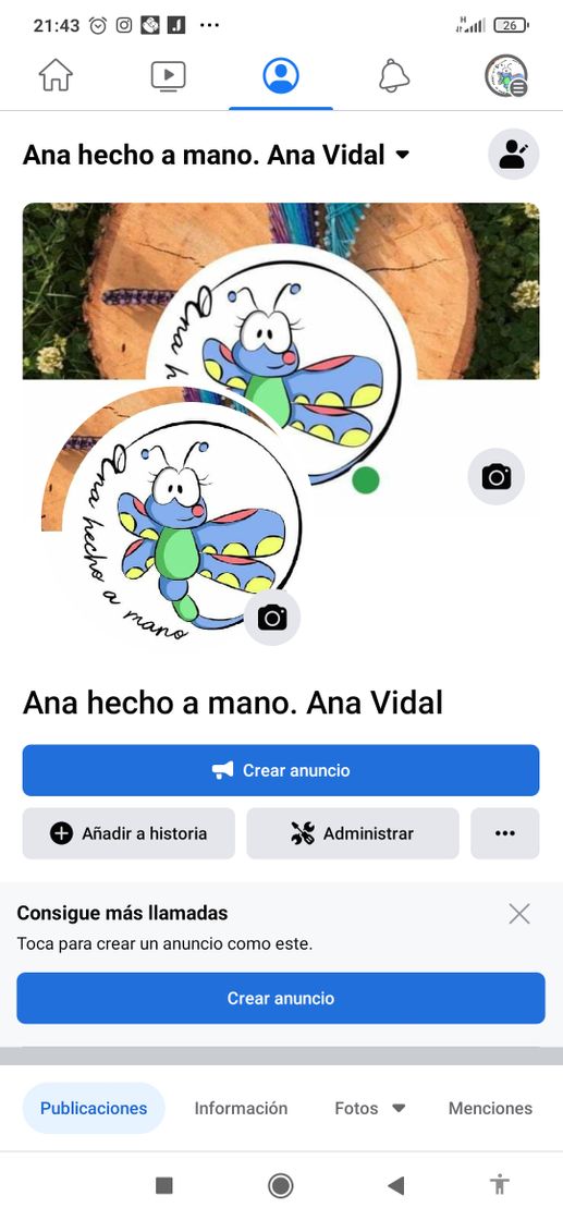 App Ana hecho a mano. Ana Vidal