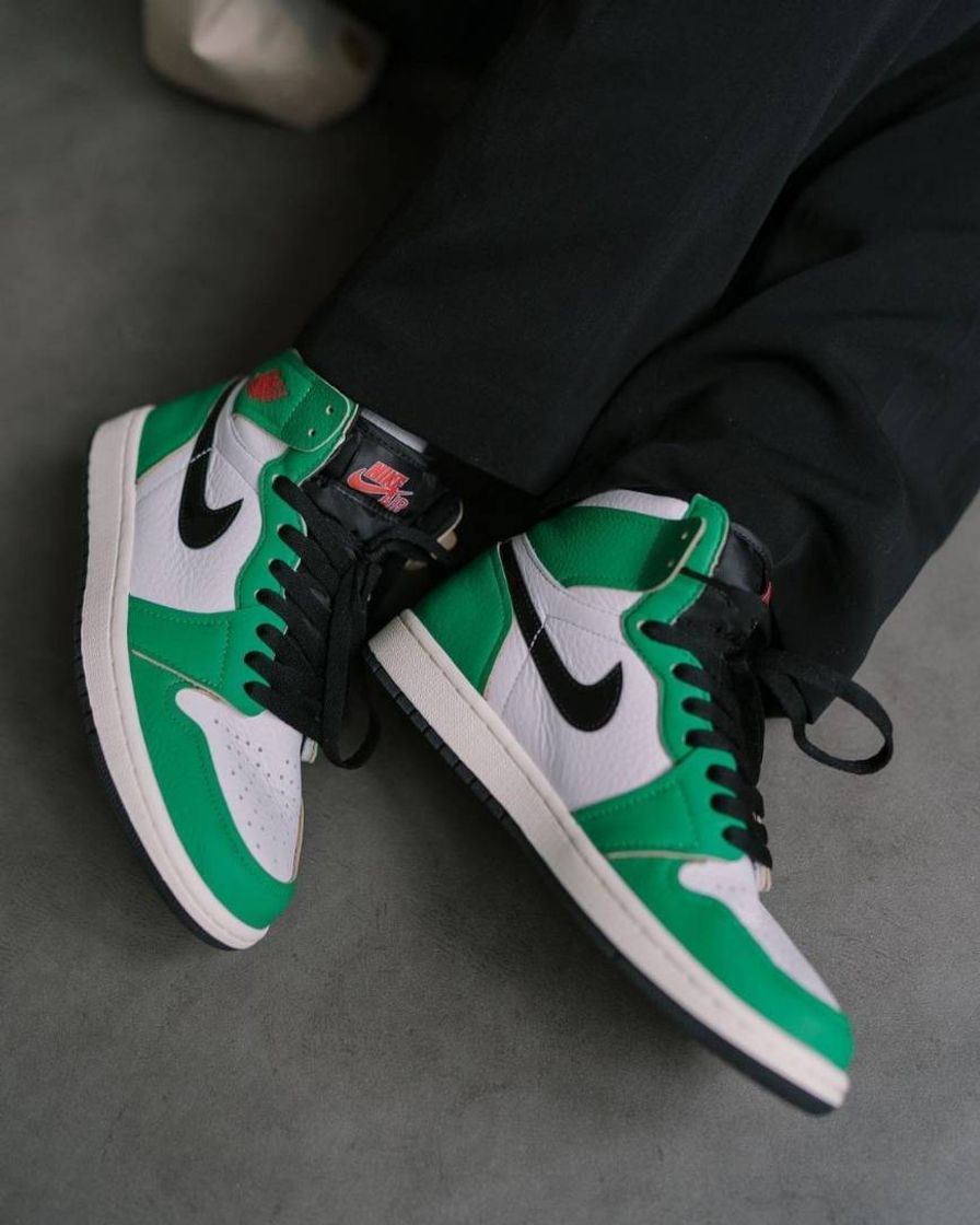 Fashion Air jordan 1 high lucky green