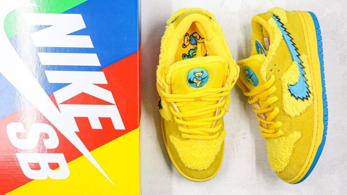 Fashion Dunk sb grateful dead yellow