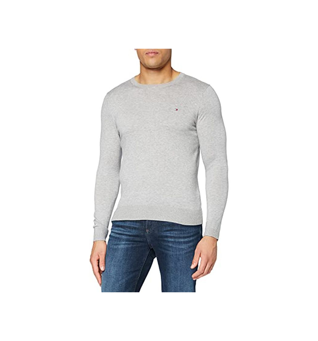 Fashion Tommy Hilfiger Core Stretch Slim Cneck tee, Camiseta Hombre, Blanco