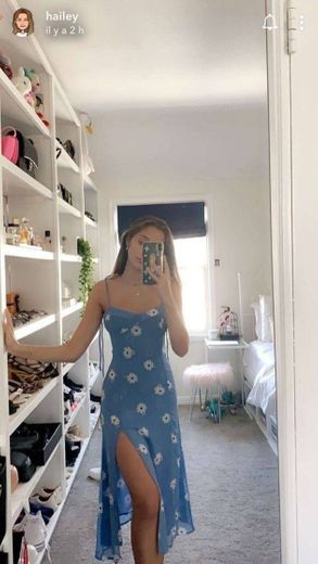 Blue Midi Dress