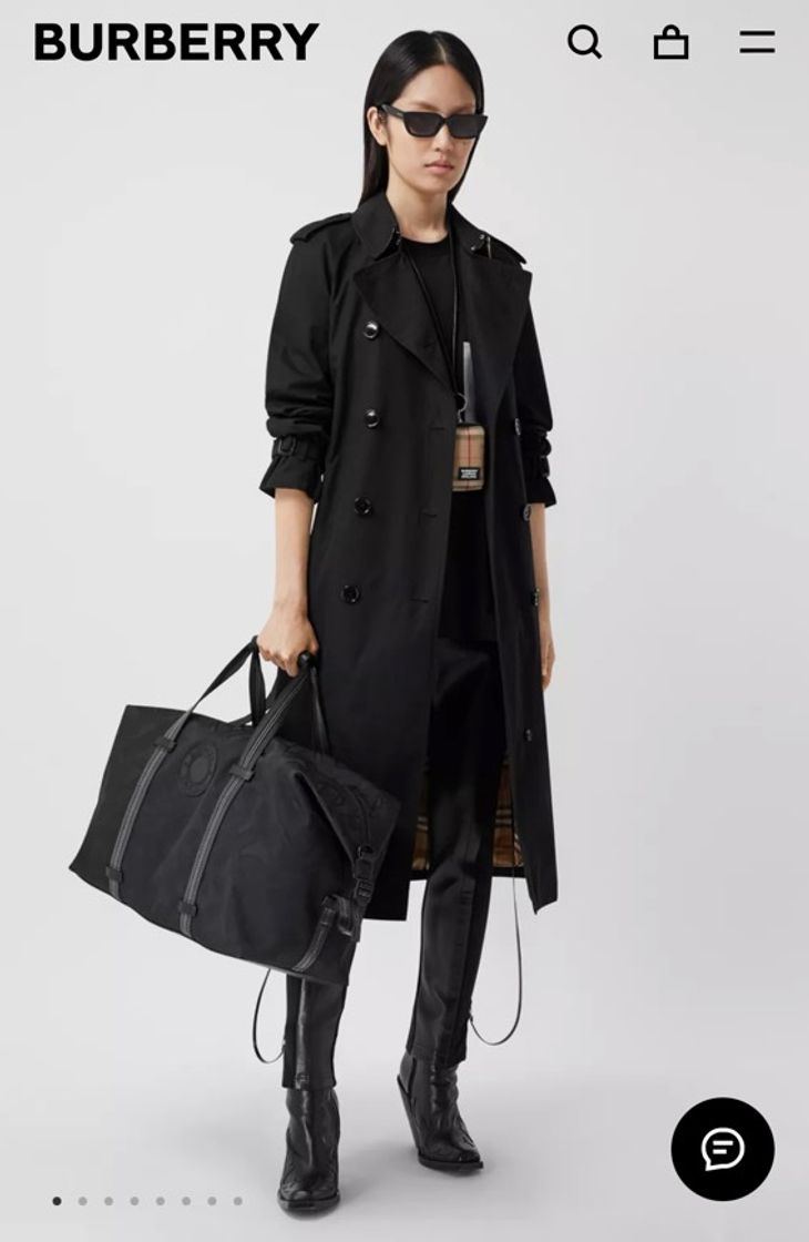 Fashion The Long Waterloo Heritage Trench Coat in Black