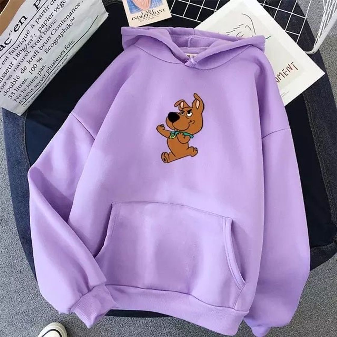 Moda Oversized Scooby doo moletom com capuz