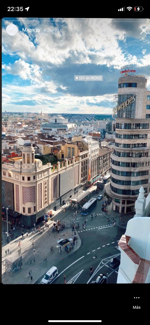 Lugar Sky 44 Madrid | Terraza - Bar