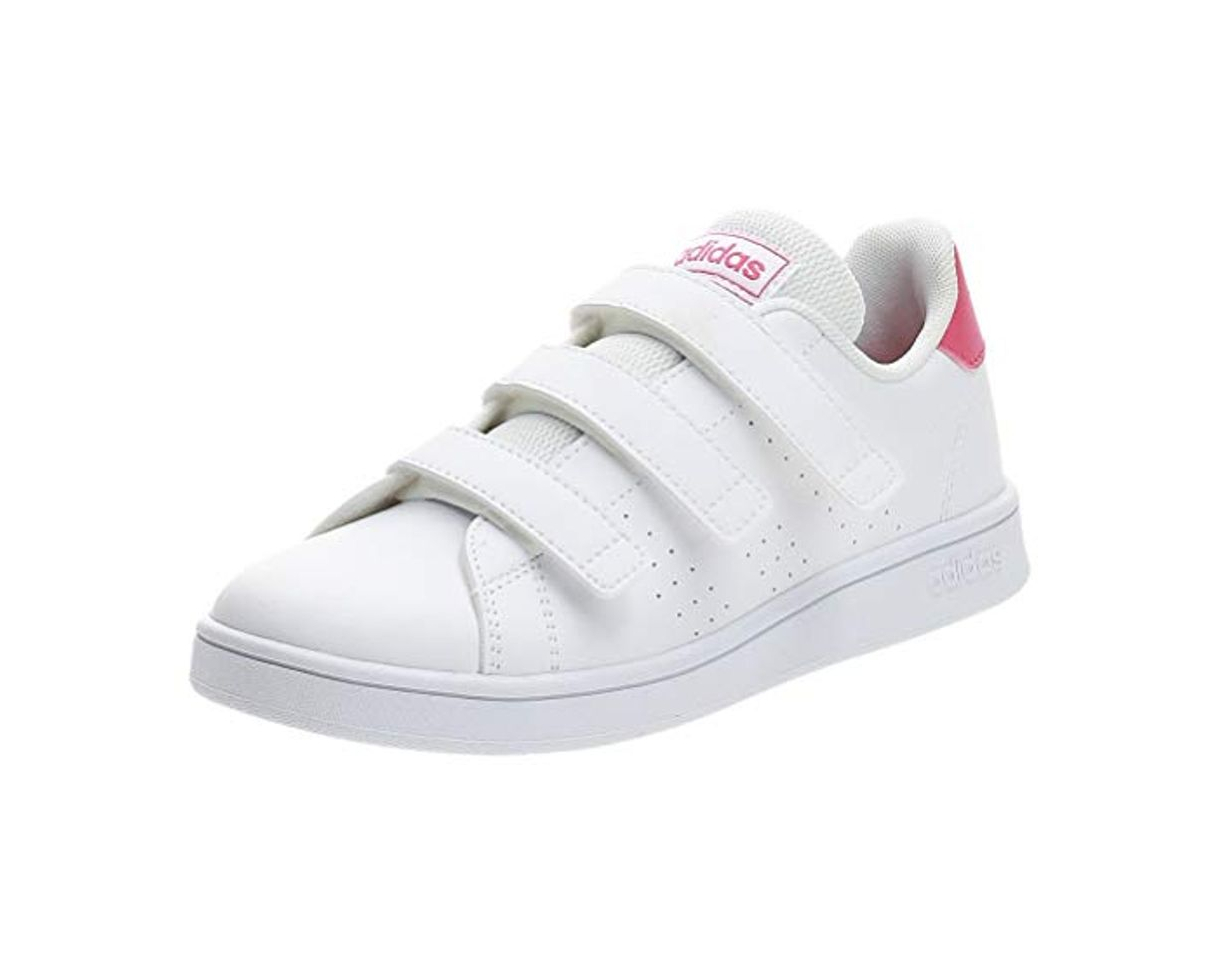 Social adidas Advantage C, Zapatillas de Tenis Unisex niños, Blanco