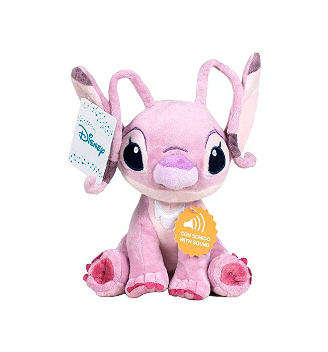 Productos Peluche Angel Stitch Disney soft sonido 20cm