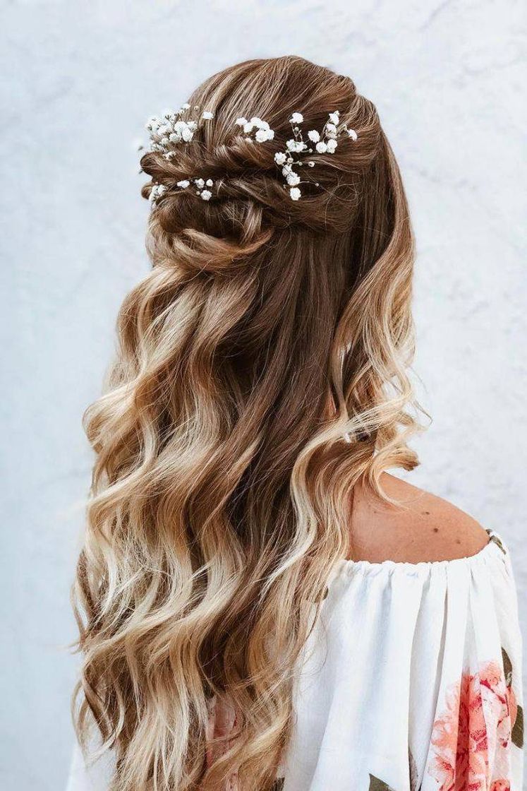 Moda Penteado solto DELICADO 🌼