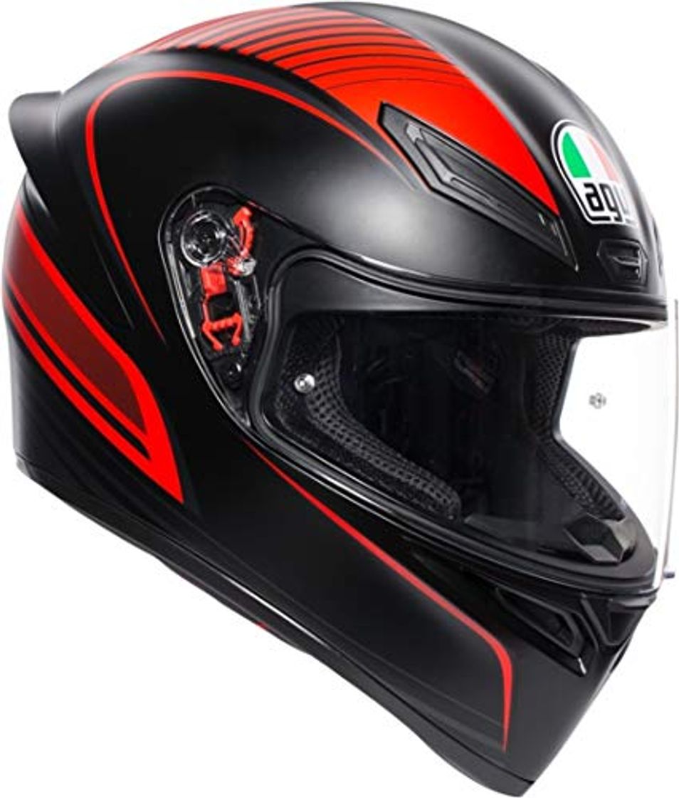 Product AGV Casco K1 L WARMUP MATT BLACK/RED