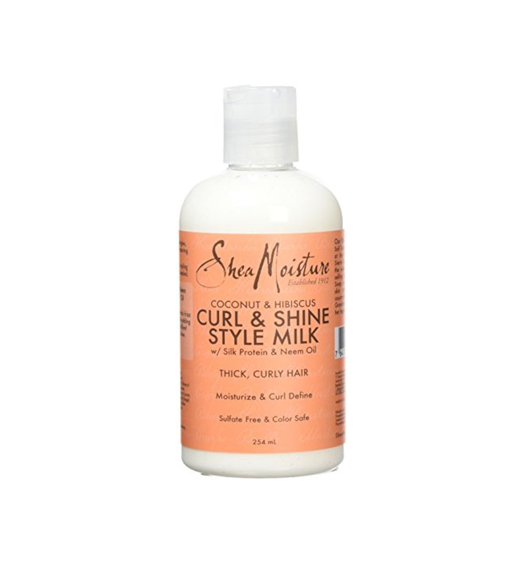 Belleza Shea Moisture - Leche modeladora para rizos con coco e hibisco