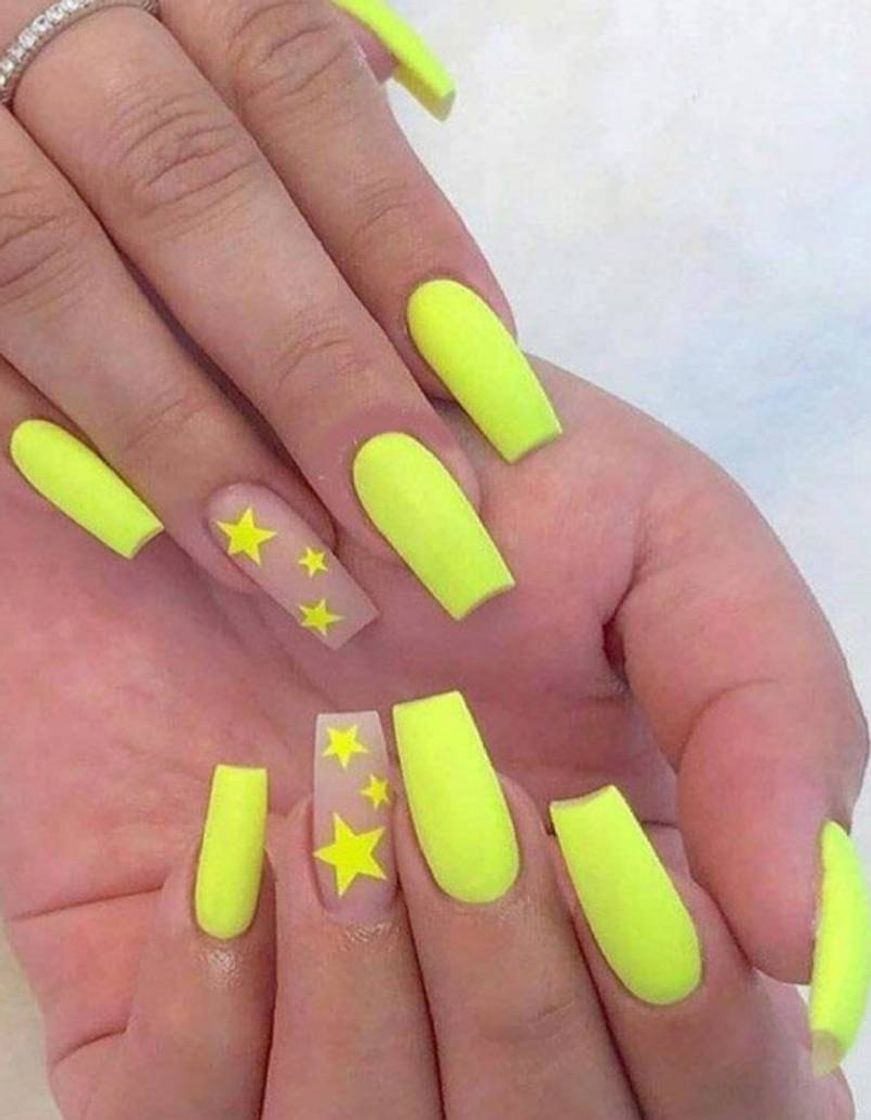 Moda Uñas neón verde💅💚