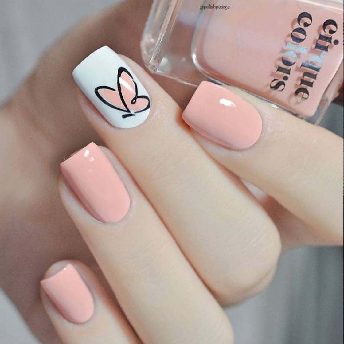 Moda Uñas clasicas rosa suave 💅💕