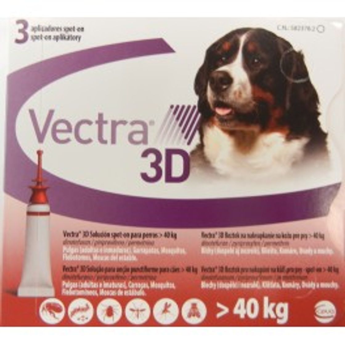 Product 3 Pipetas Vectra 3D Perro