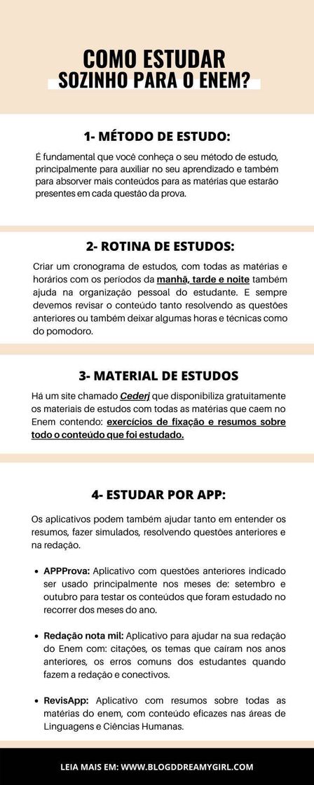 Social Como estudar para o Enem 