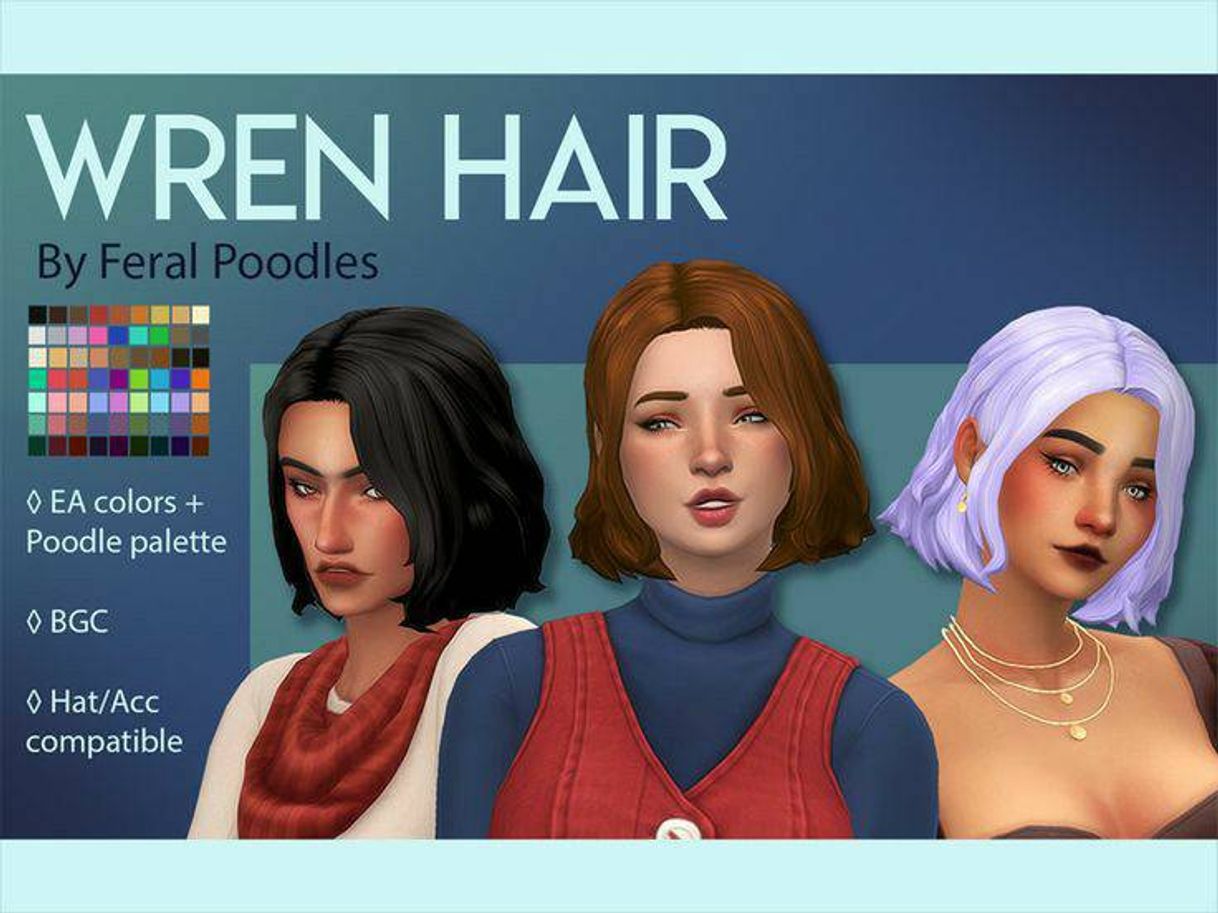 Social Wren hair 