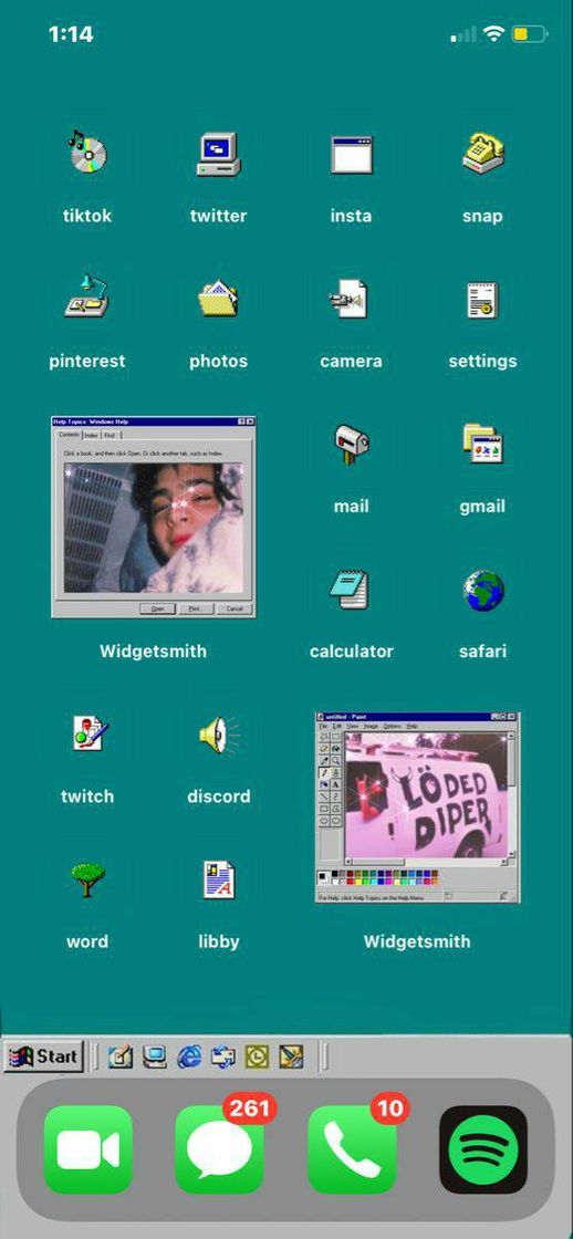 Moda Personalização Windows 95