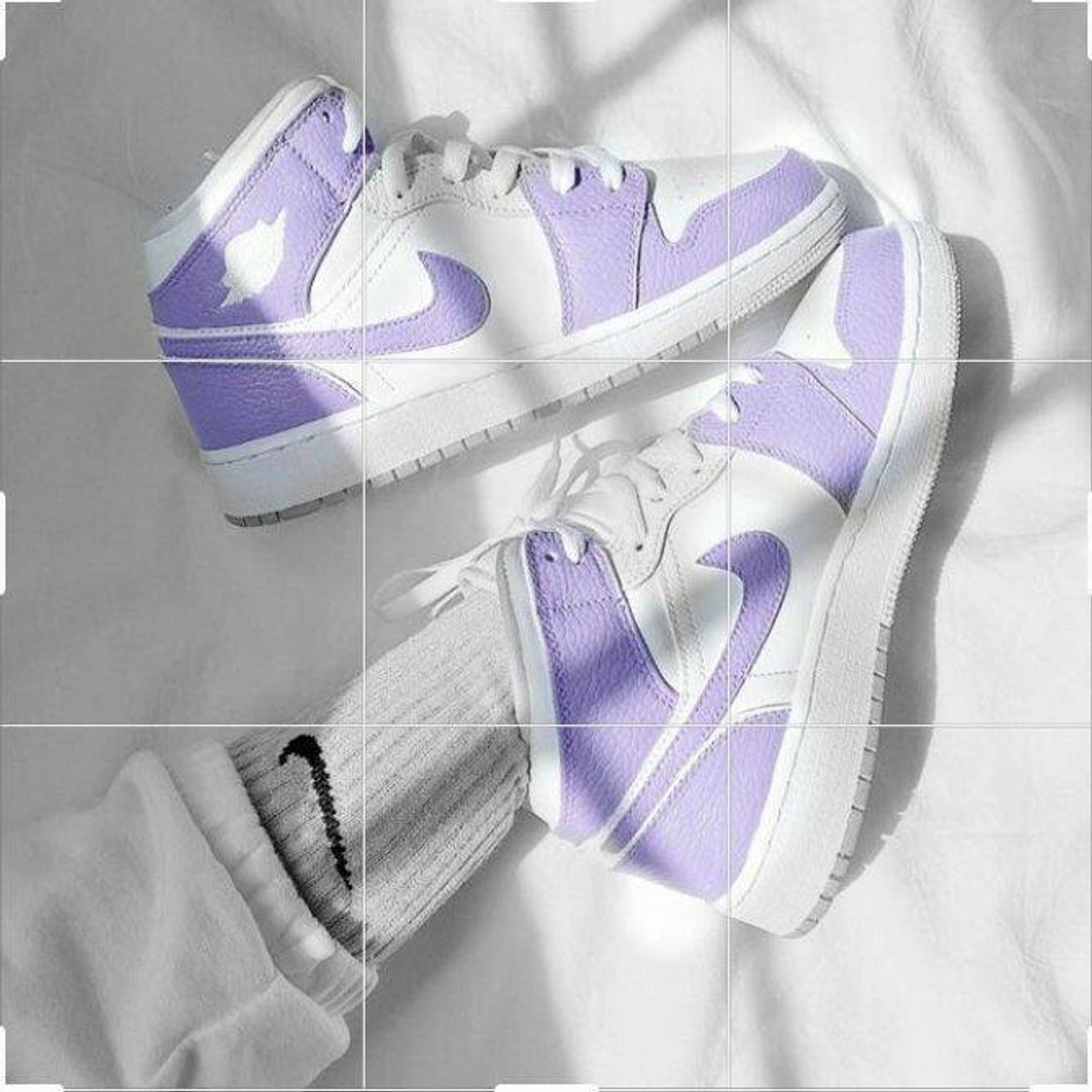 Social Nike roxinho pastel 