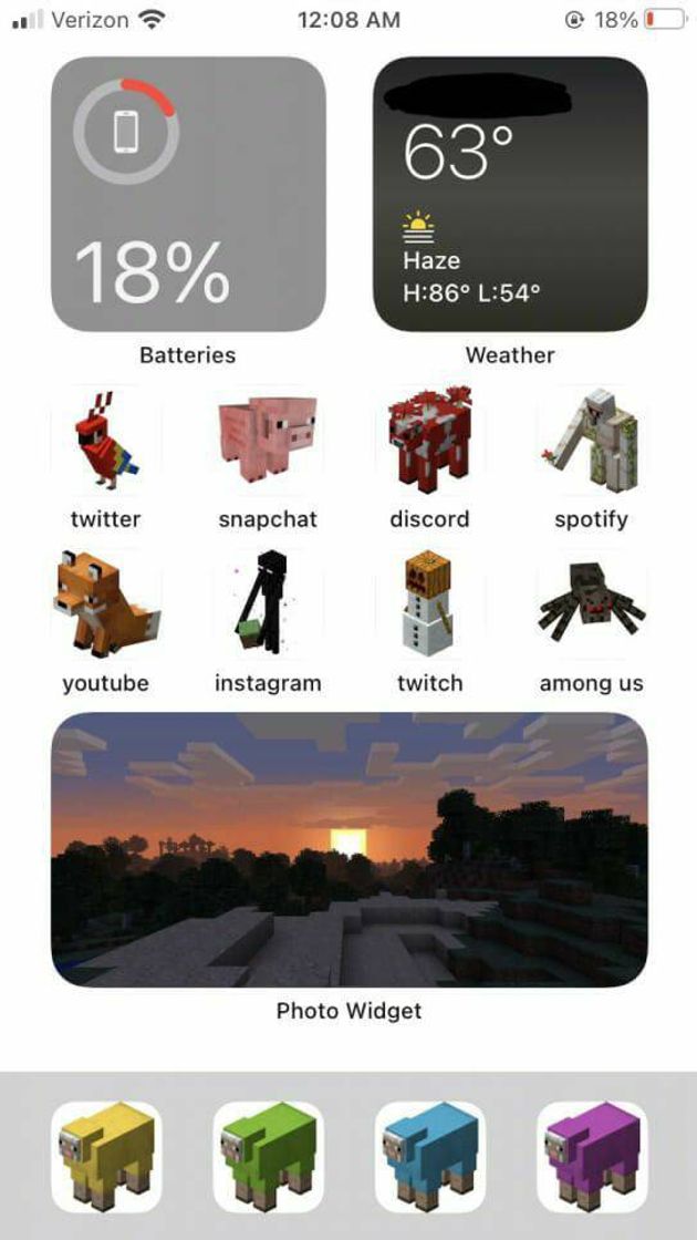 Social Personalização Minecraft