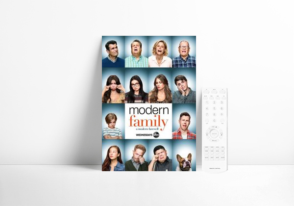 Série Familia moderna