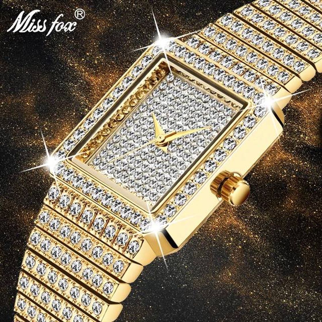 Moda Reloj Diamante-mujer