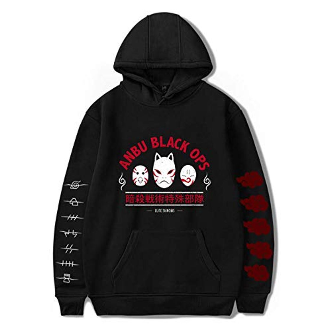 Product Sudaderas con Capucha para Hombre Streetwear Naruto Akatsuki Cloud Symbols Pullover Hoodie Mujeres Hombres Akatsuki Coat Uchiha Itach Sudadera de Gran tamaño